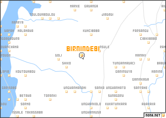 map of Birnin Debi