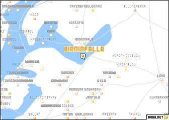 map of Birnin Falla