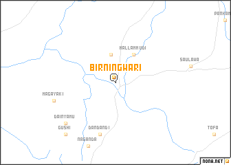 map of Birnin-Gwari