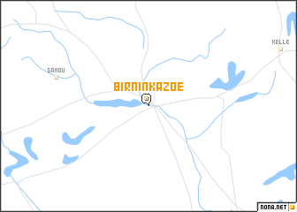 map of Birnin Kazoé