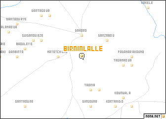 map of Birnin Lallé