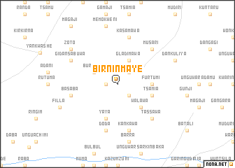 map of Birnin Maye