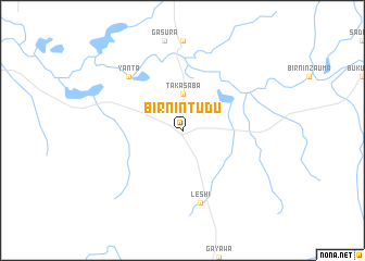 map of Birnin Tudu