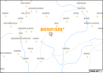 map of Birnin Yero
