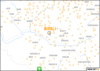 map of Biroli