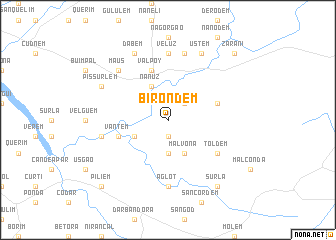 map of Birondem