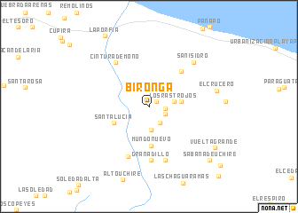 map of Bironga