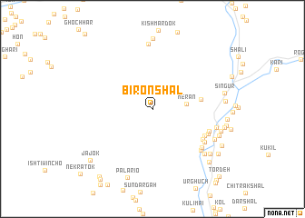 map of Biron Shāl