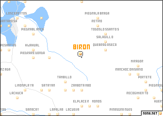 map of Birón