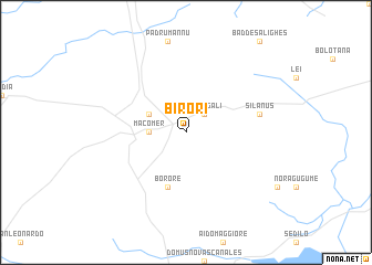 map of Birori