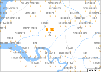 map of Biro