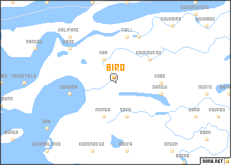 map of Biro