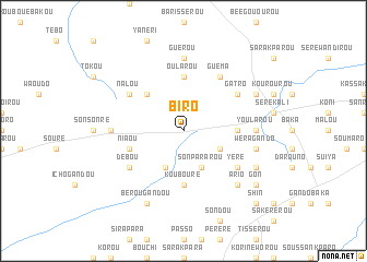 map of Biro