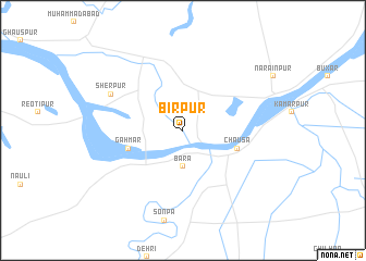 map of Bīrpur