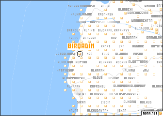map of Biʼr Qadīm