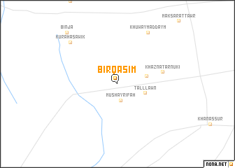map of Biʼr Qāsim