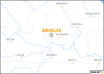 map of Birralee