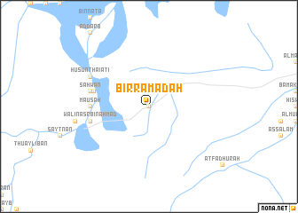 map of Biʼr Ramādah