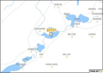 map of Birri