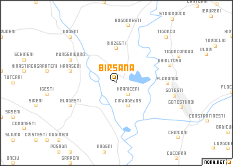 map of Bîrsana