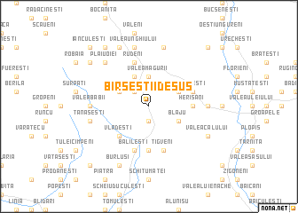 map of Bîrseştii de Sus