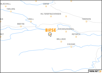 map of Birse