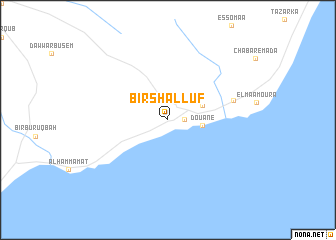map of Biʼr Shallūf