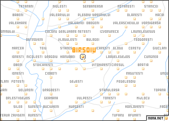 map of Bîrsoiu