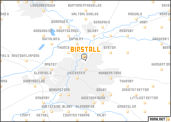 map of Birstall