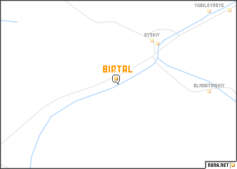 map of Birtal