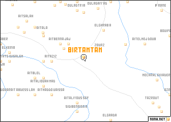 map of Bir Tamtam