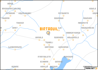 map of Bir Taouil