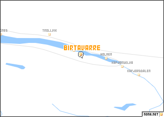map of Birtavarre