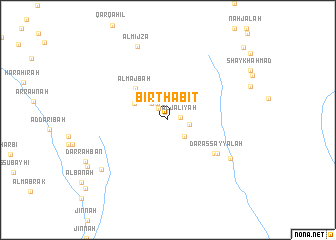 map of Biʼr Thābit