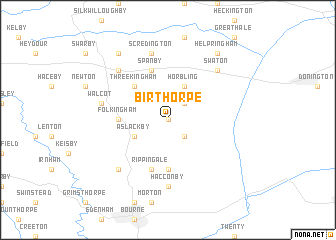 map of Birthorpe
