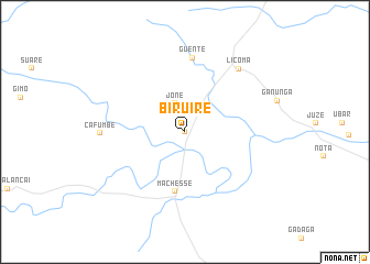 map of Biruire