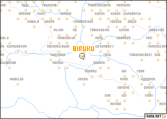 map of Biruku