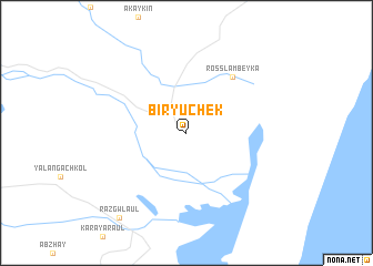 map of Biryuchek