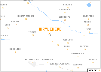 map of Biryuchëvo