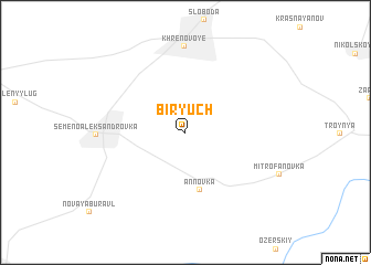 map of Biryuch