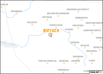 map of Biryuch