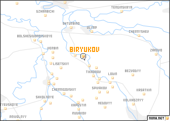 map of (( Biryukov ))