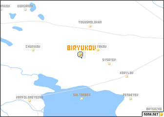 map of Biryukov