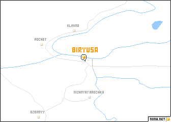 map of Biryusa