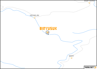 map of Biryusuk