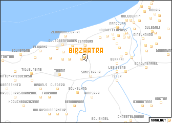 map of Bir Zaâtra