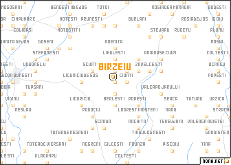 map of Bîrzeiu