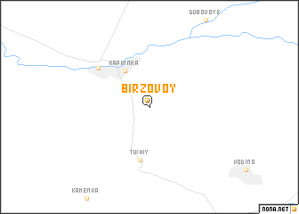 map of Birzovoy