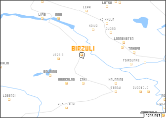 map of Birzuļi