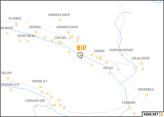 map of Bīr